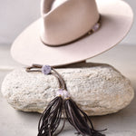 Ninakuru wool hat with amethyst.