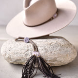 Ninakuru wool hat with amethyst.
