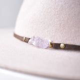 Ninakuru wool hat with amethyst.