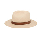 Ninakuru long brim Panama hat with hand stitched leather band.