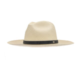 Ninakuru long brim Panama hat with hand stitched leather band.
