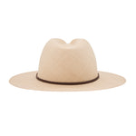 Ninakuru Panama hat with turquoise nuggets and leather band.