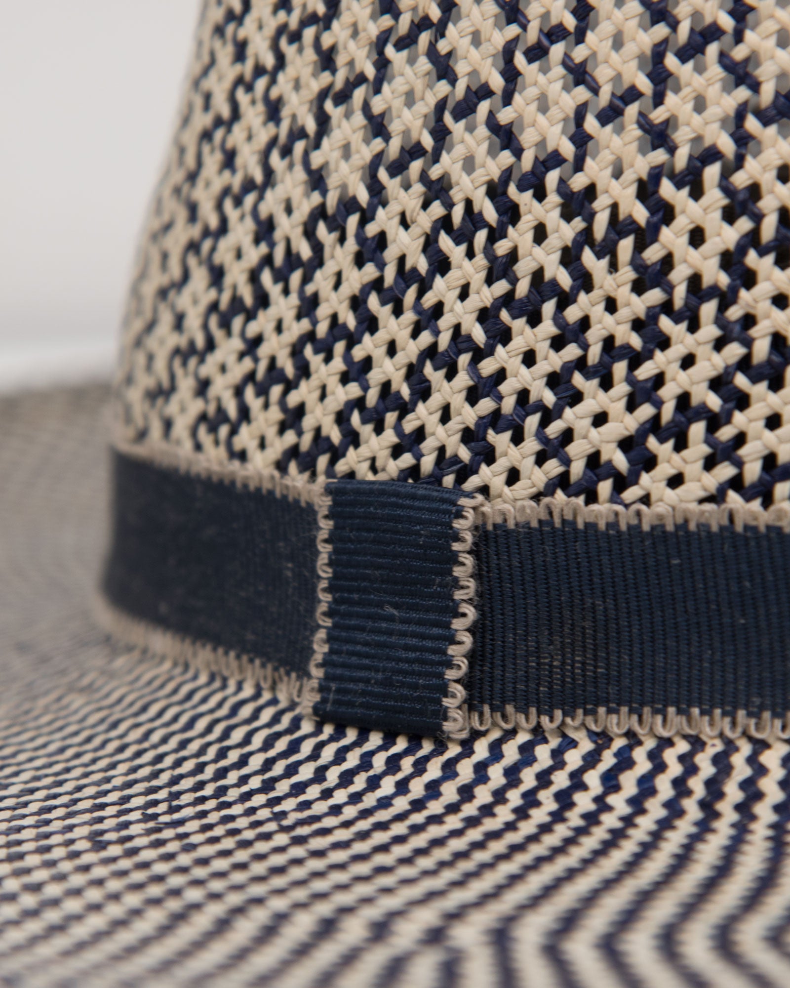 Ninakuru Panama hat with grosgrain ribbon.