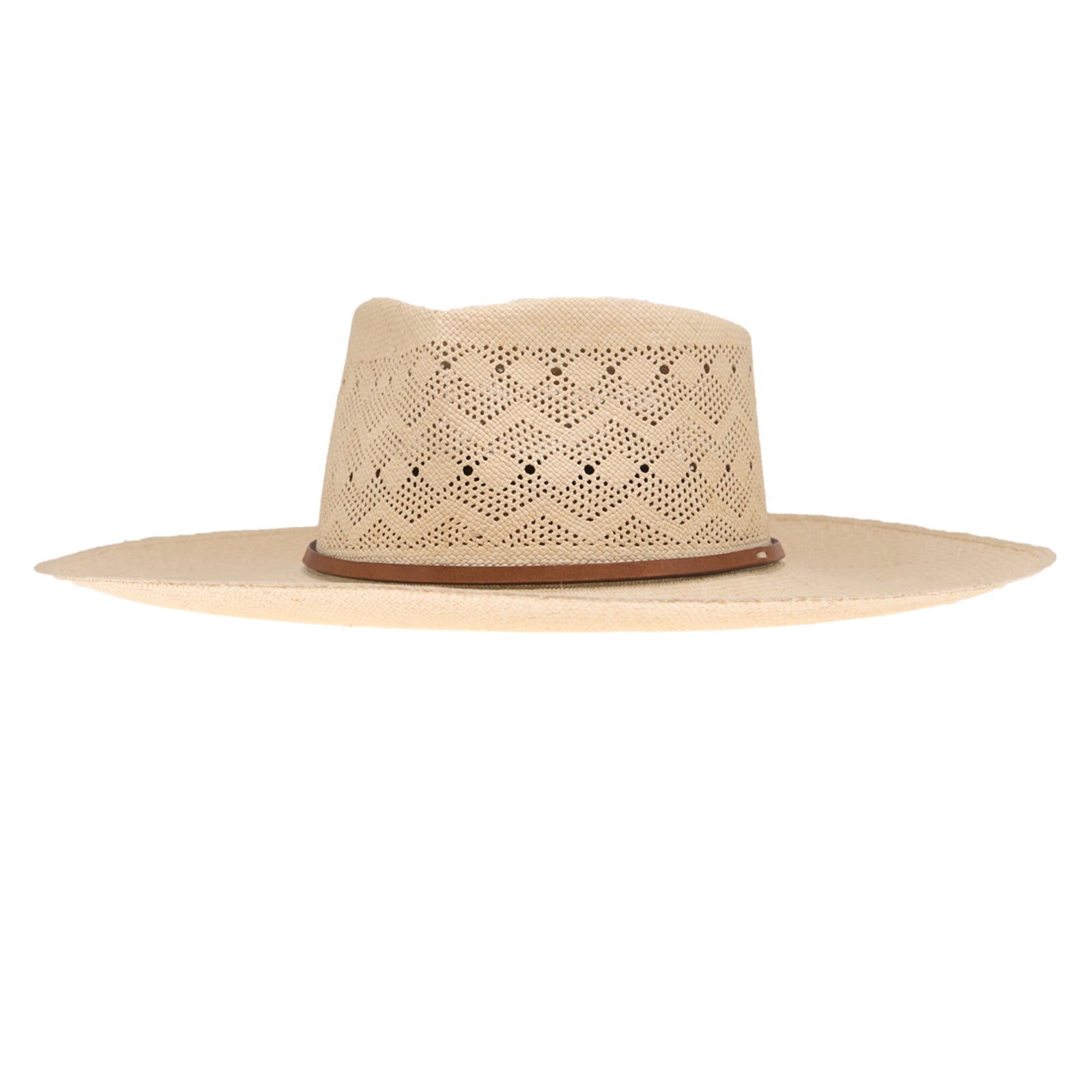 Ninakuru Panama hat with leather band.