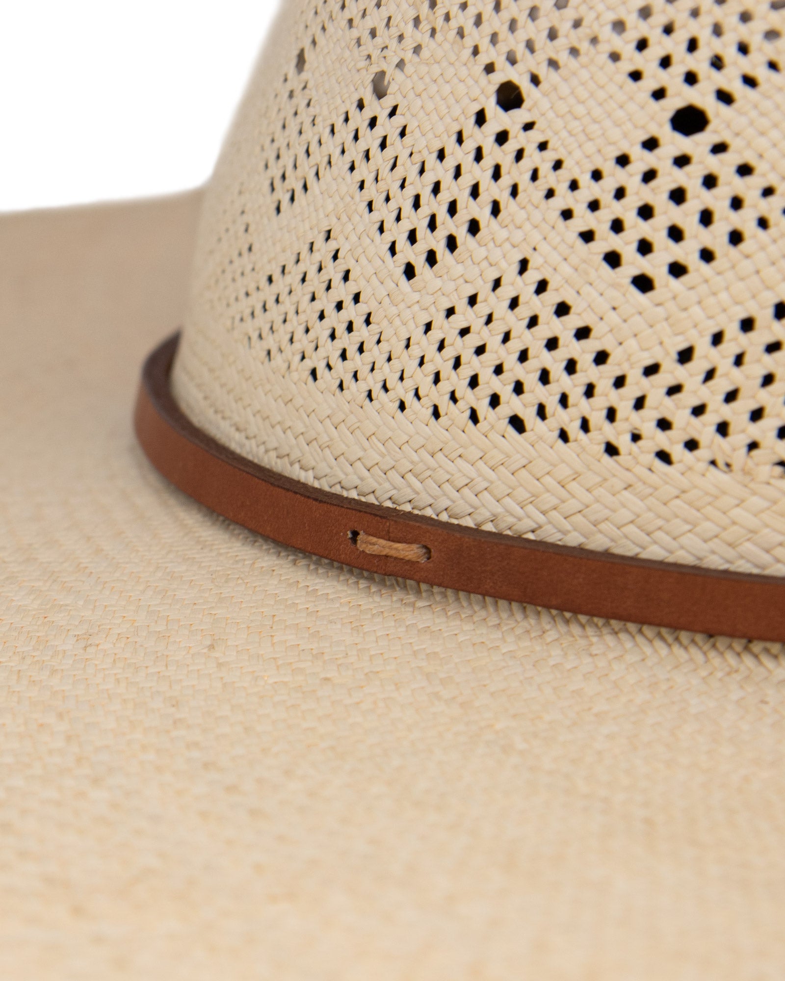 Ninakuru Panama hat with leather band.