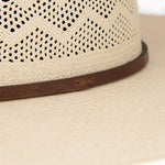 Ninakuru Panama hat with leather band.