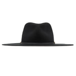 Ninakuru wool hat with leather band, bronze and stampede strap.