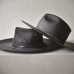 Ninakuru Panama hat with leather bow band.