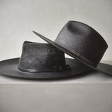 Ninakuru Panama hat with leather bow band.