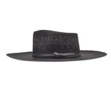 Ninakuru Panama hat with leather bow band.