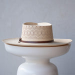 Ninakuru Panama hat with leather bow band.