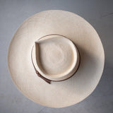 Ninakuru Panama hat with leather bow band.