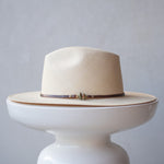 Ninakuru Panama hat with turquoise and leather band.