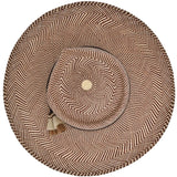 Ninakuru Panama hat with leather and horsehair.