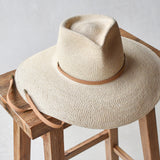 Ninakuru diamond crown Panama hat with vegan band.