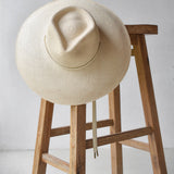Ninakuru diamond crown Panama hat with vegan band.