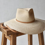 Ninakuru diamond crown Panama hat with vegan band.