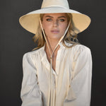 Ninakuru diamond crown Panama hat with vegan band.