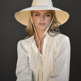 Ninakuru diamond crown Panama hat with vegan band.