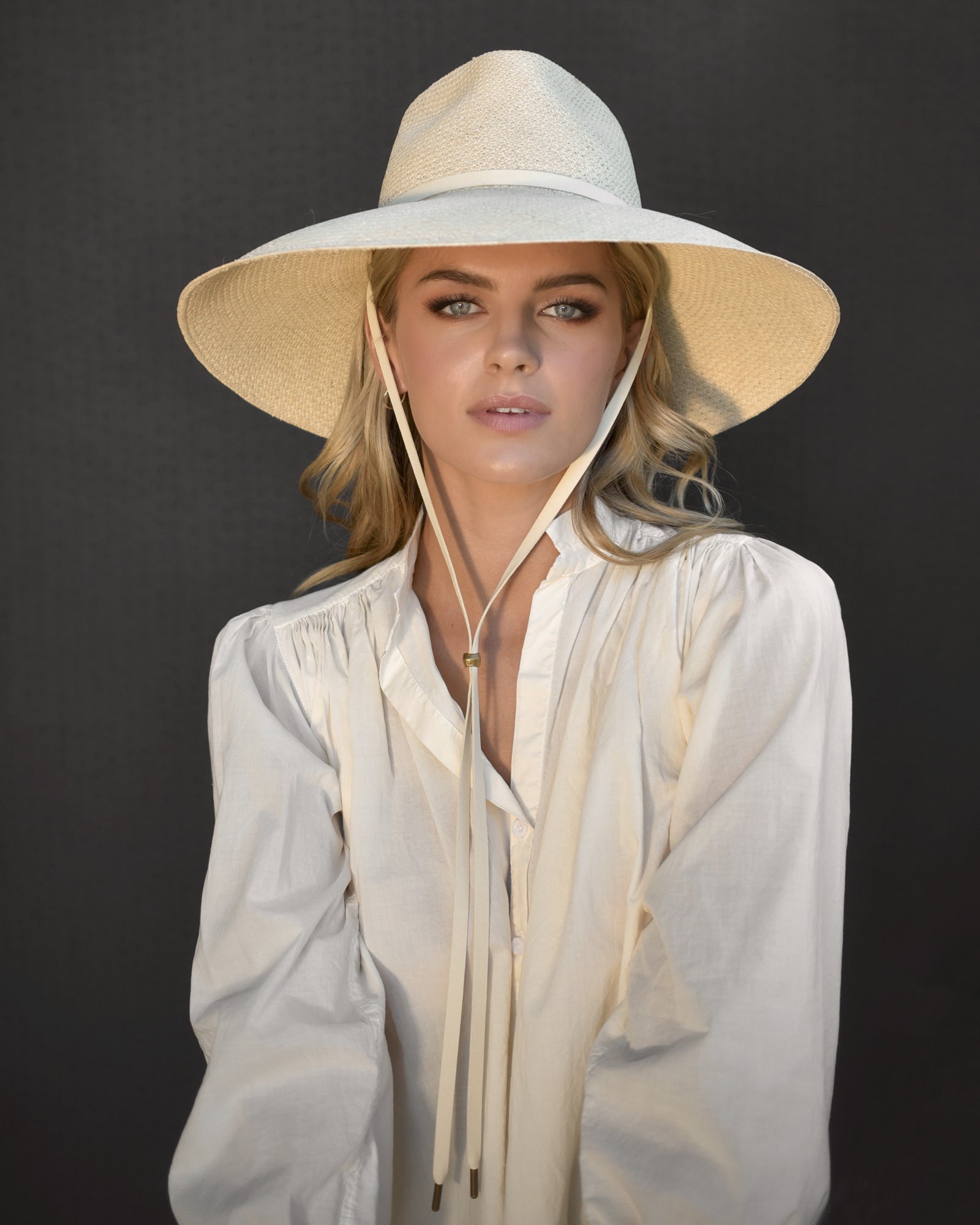 Ninakuru diamond crown Panama hat with vegan band.