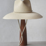 Ninakuru diamond crown Panama hat with vegan band.