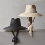Ninakuru Panama hat diamond crown cotton wrap.