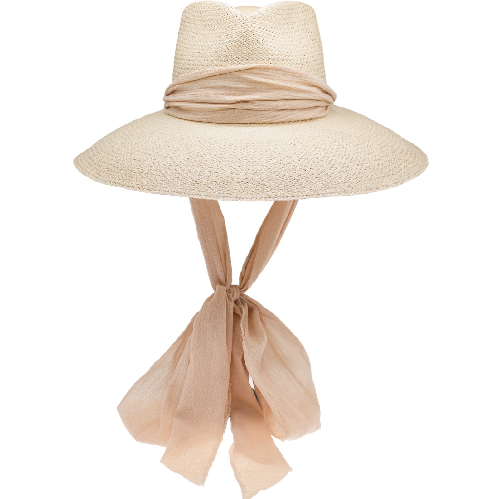 Ninakuru Panama hat diamond crown cotton wrap.