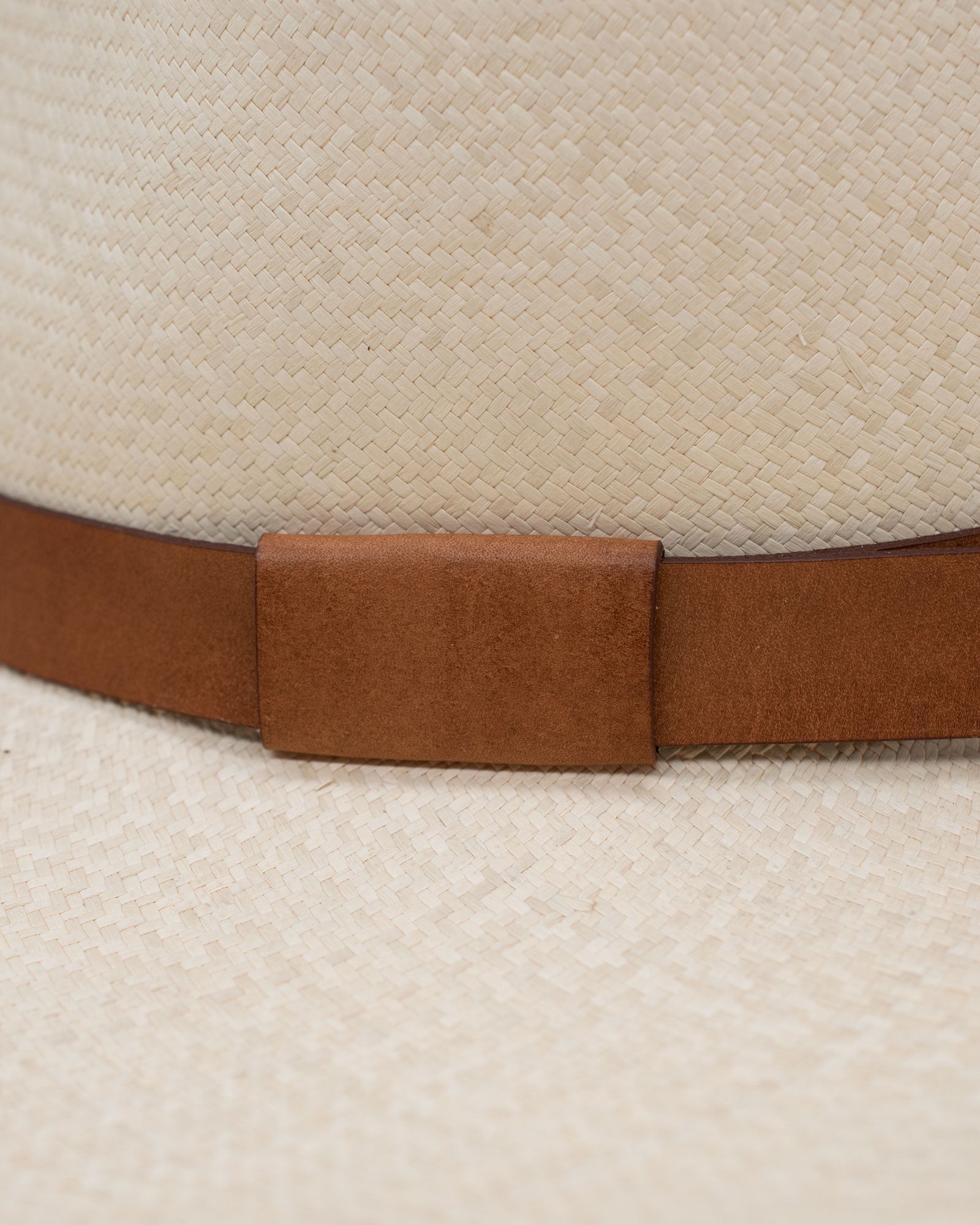 Ninakuru Panama hat with leather band.