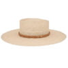 Ninakuru Panama hat with leather braid.