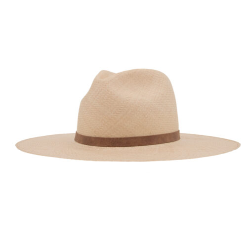 Ninakuru Panama hat with vegan leather band