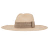 Ninakuru Panama hat with grosgrain ribbon.