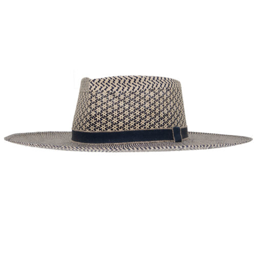 Ninakuru Panama hat with grosgrain ribbon.