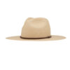 Ninakuru long brim Panama hat with fine leather band.